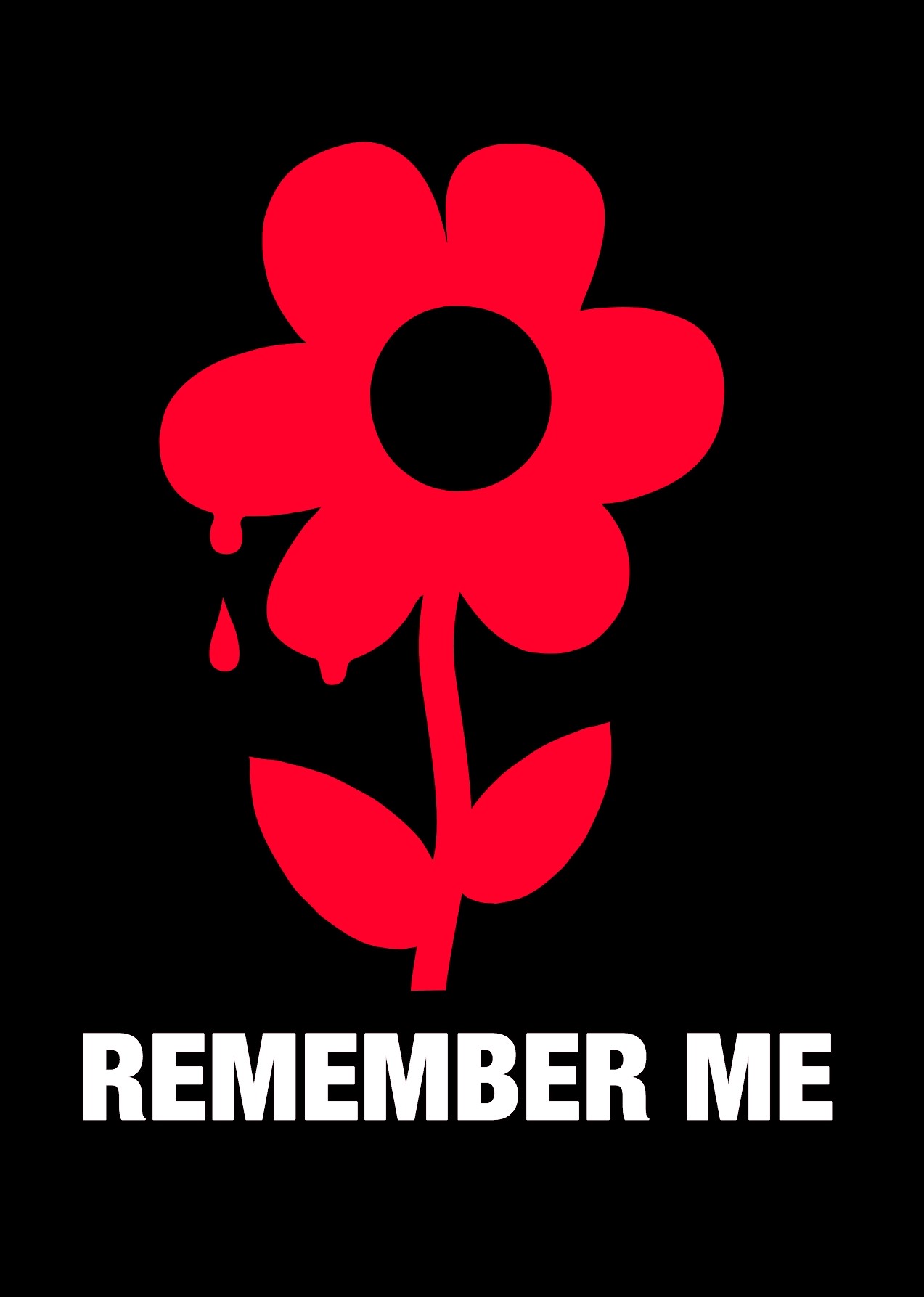 Всемирный день памяти жертв ДТП цветок красный нарисовать шаблон